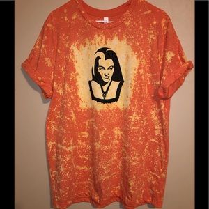NWT Lily Munster Bleached Boutique Halloween Tee